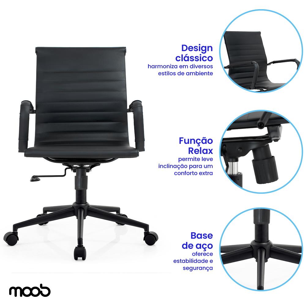Cadeira Moob Boston Diretor Black