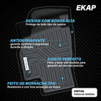 Tapete automotivo - Volkswagen Virtus (3 pcs 3D)