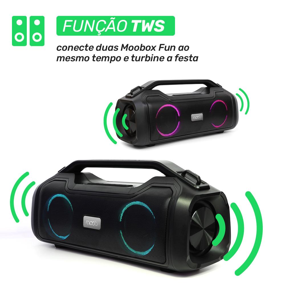 Caixa de Som Moob Fun Bluetooth Portátil