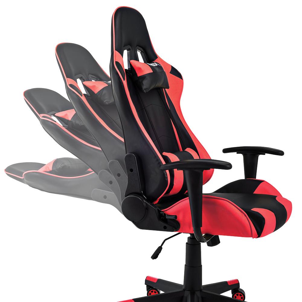 Cadeira Gamer Moob GT Racer Preto/Vermelho