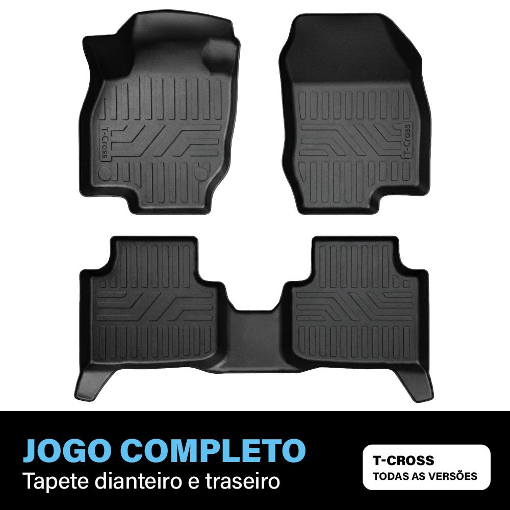 Tapete Bandeja - Volkswagen T Cross (3 Pçs 3D)