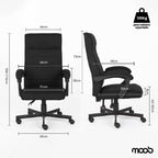 Cadeira Moob Vegas Presidente Cinza