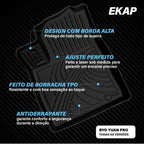 Tapete Bandeja - BYD Yuan Pro (3 Pçs 3D)