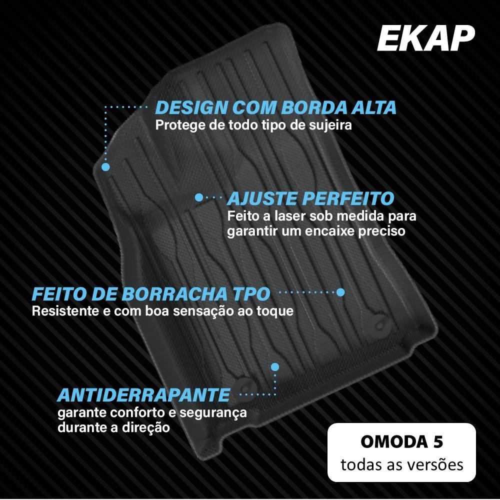 Tapete Bandeja - Chery Omoda 5 (3 Pçs 3D)