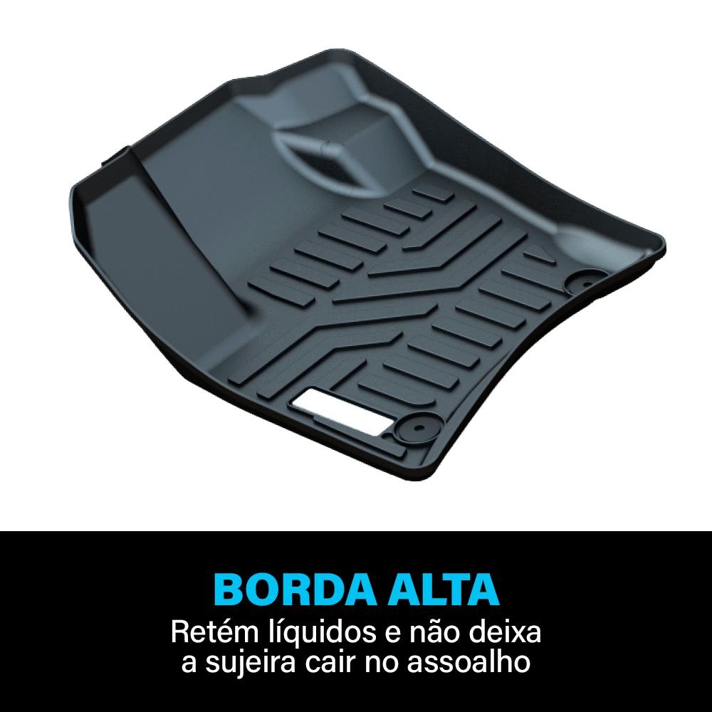 Tapete Bandeja - Fiat Toro (3 Pçs 3D)