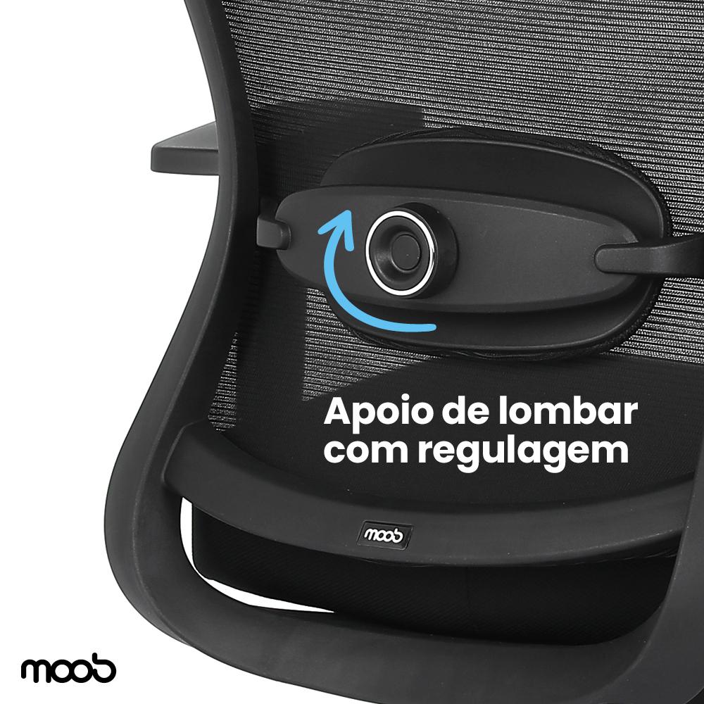 Cadeira Moob Tóquio Presidente Preta