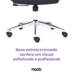 Cadeira Moob Lisboa Presidente Preta