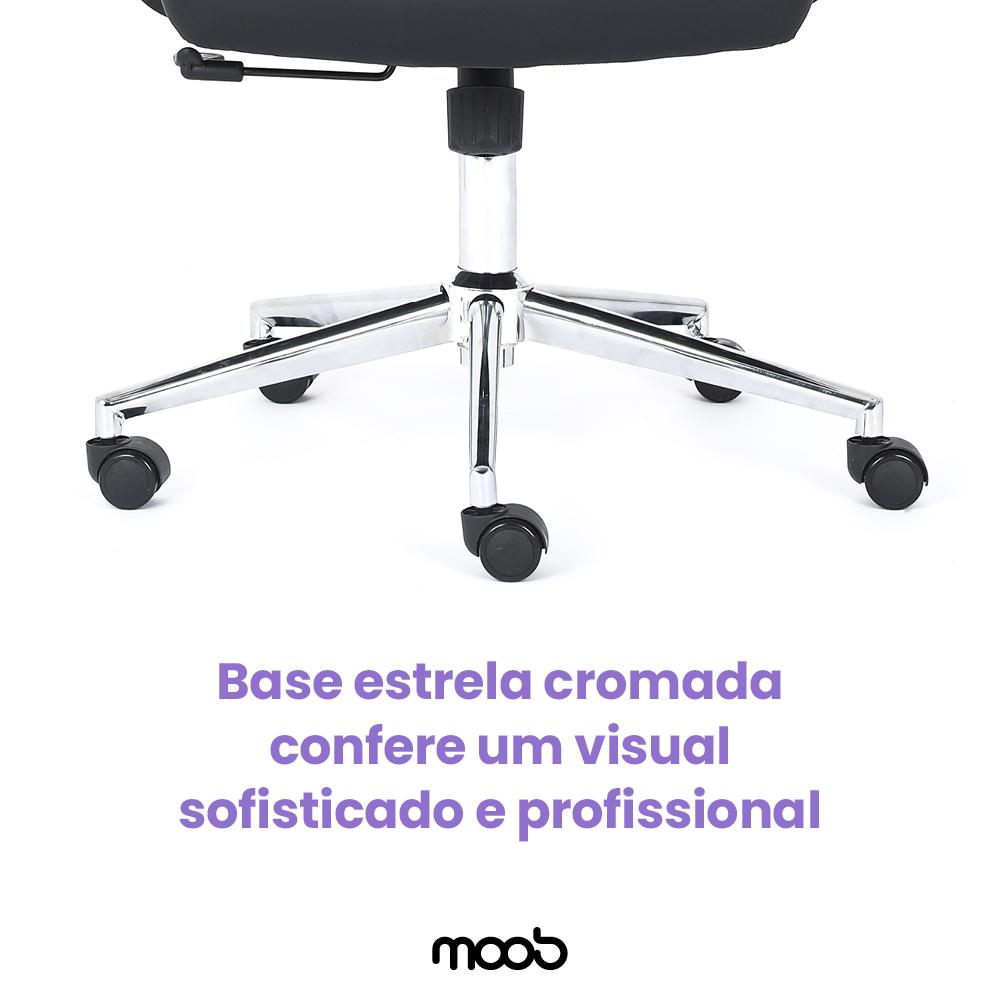 Cadeira Moob Lisboa Presidente Preta