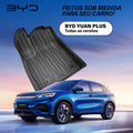 Tapete Bandeja - BYD Yuan Plus (4 Pçs - 3D)