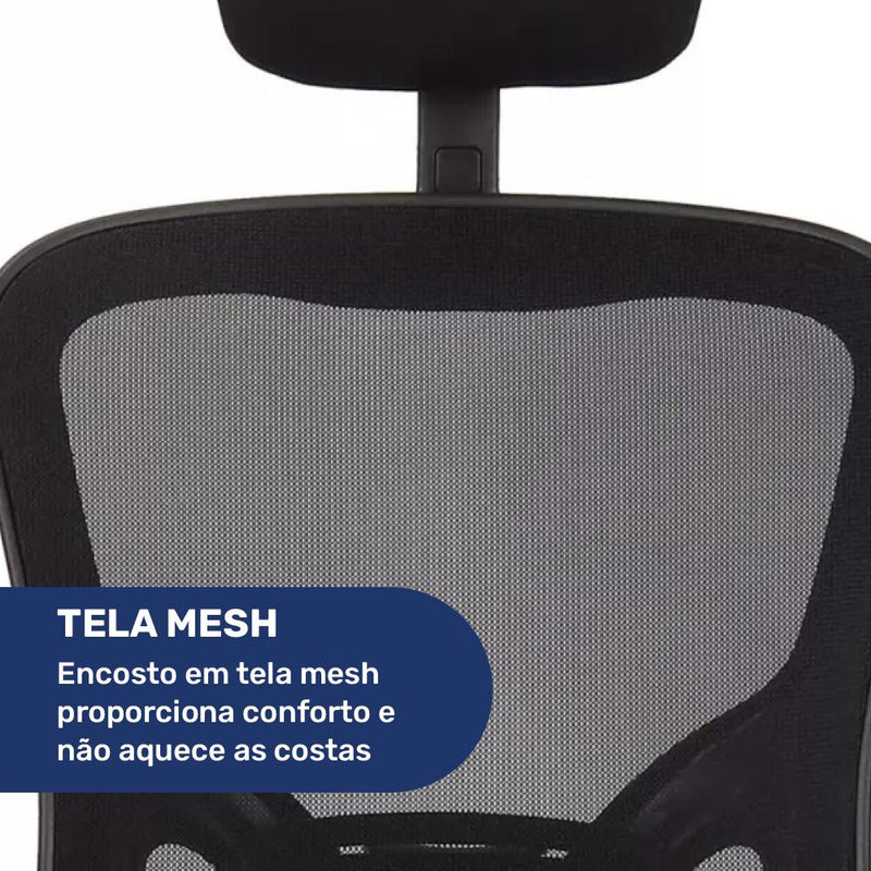 Cadeira Moob Barcelona Presidente Ergonômica