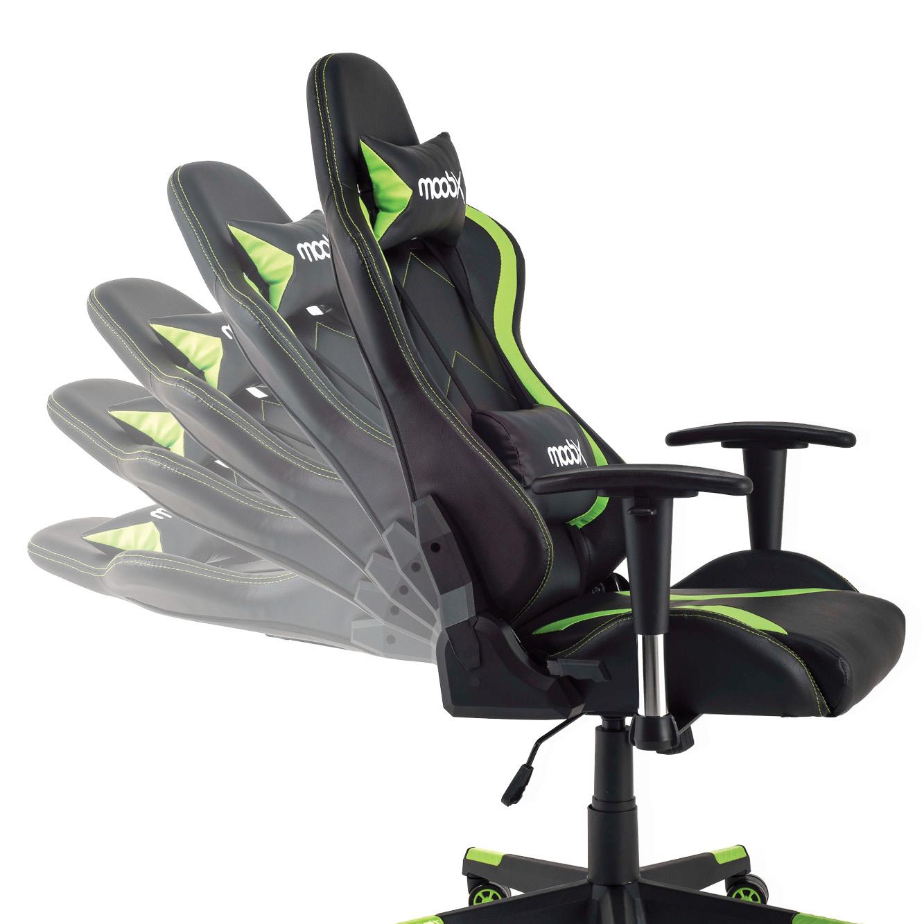 Cadeira Gamer Moob Thunder Preto/Verde