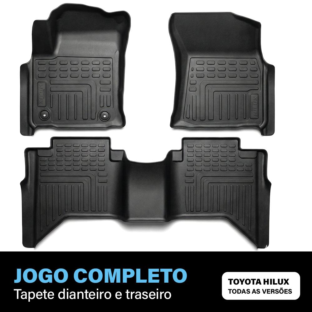 Tapete Bandeja - Toyota Hilux (3 Pçs 3D)