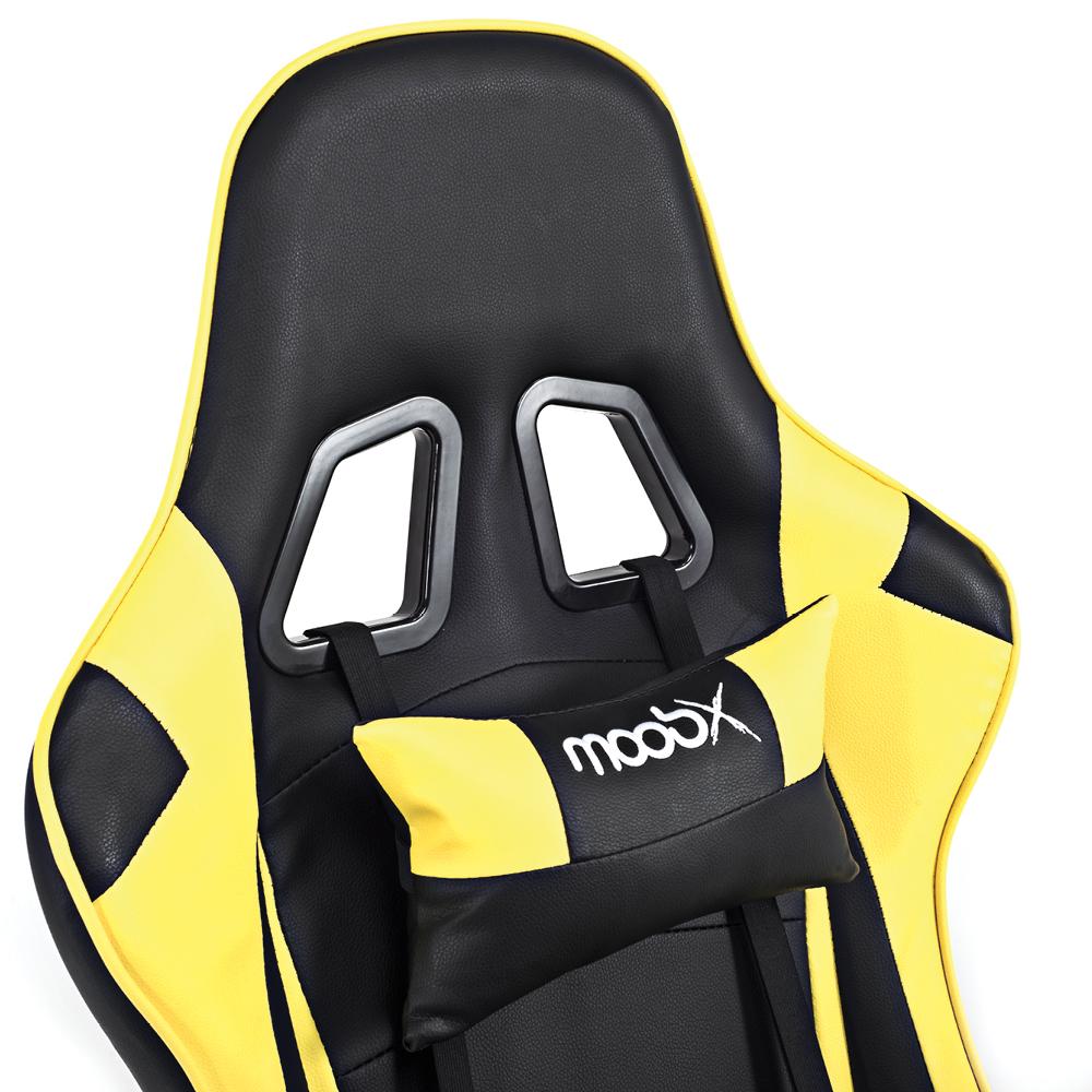 Cadeira Gamer Moob GT Racer Preto/Amarelo