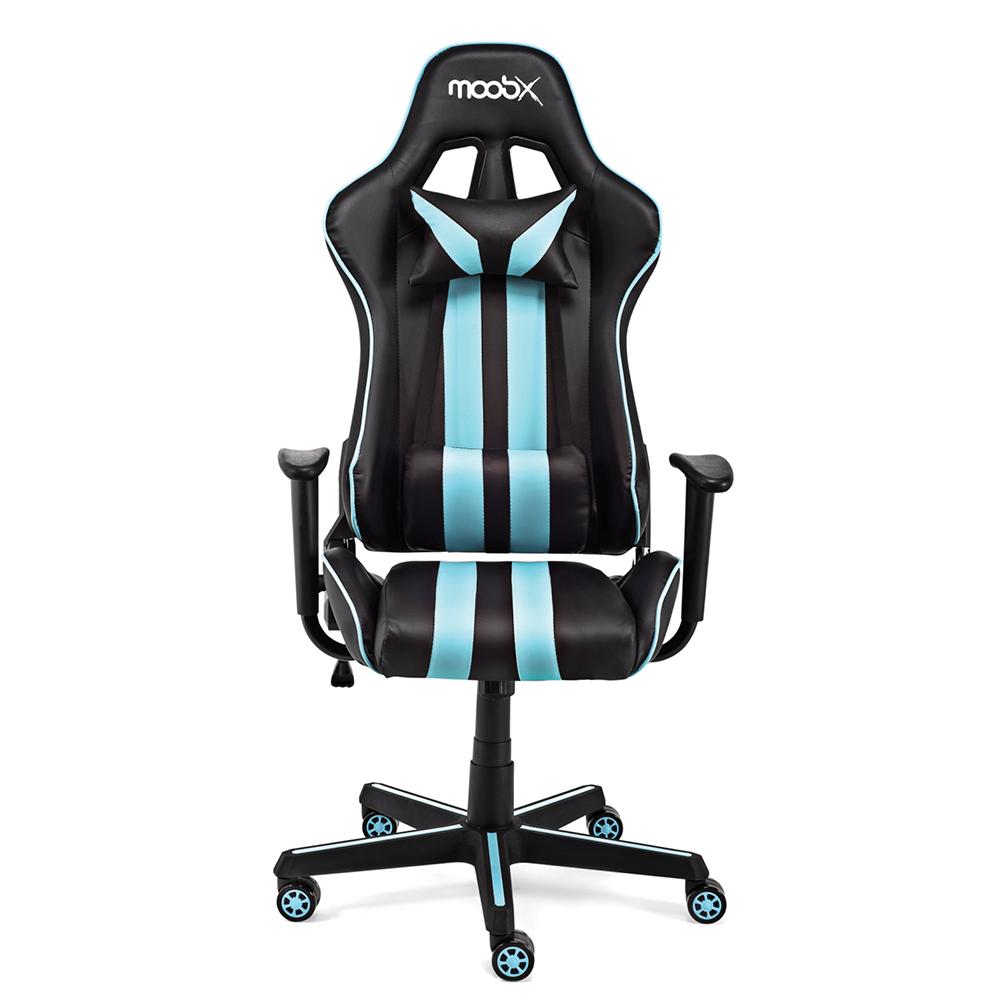 Kit Cadeira Gamer Moob Nitro com Mousepad Redragon Preto/Azul