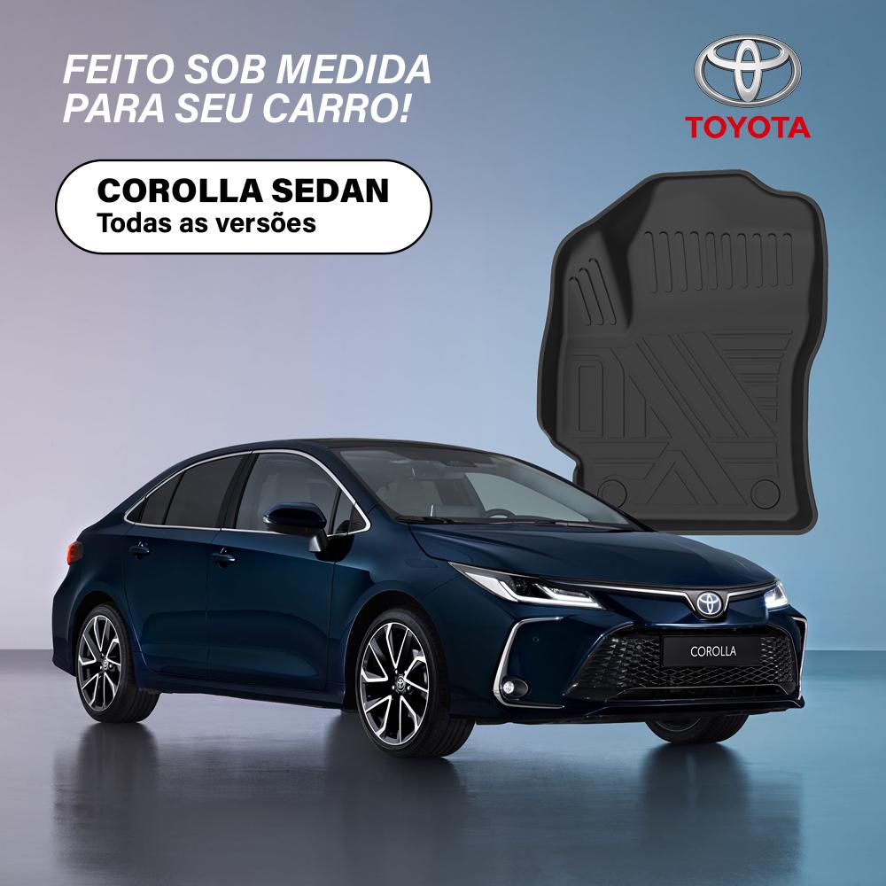 Tapete Bandeja - Corolla Sedan (3 Pçs 3D)