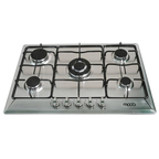 Cooktop Moob Aço Inox 5 Bocas Esmaltado - Bivolt