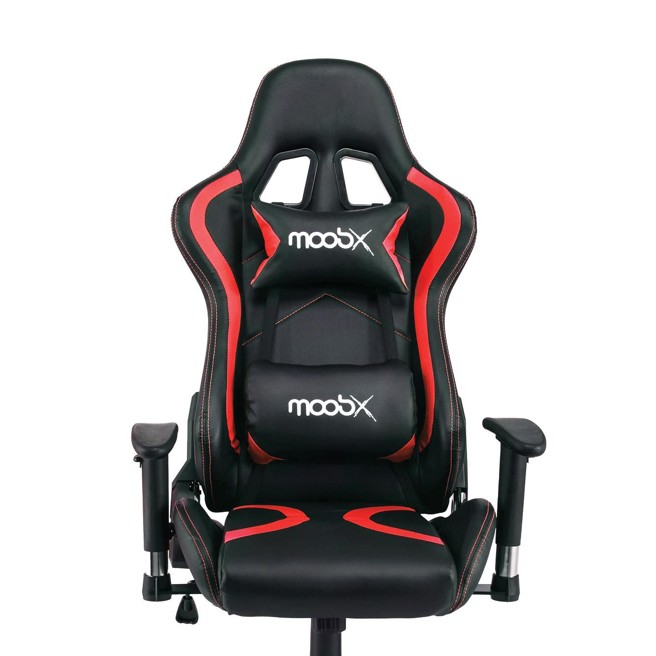 Cadeira Gamer Moob Thunder Preto/Vermelho