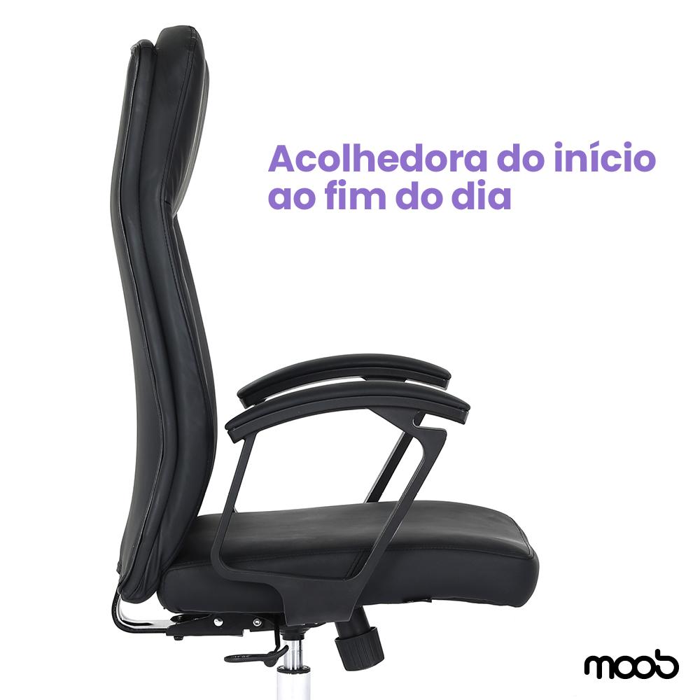 Cadeira Moob Lisboa Presidente Preta