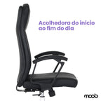 Cadeira Moob Lisboa Presidente Preta