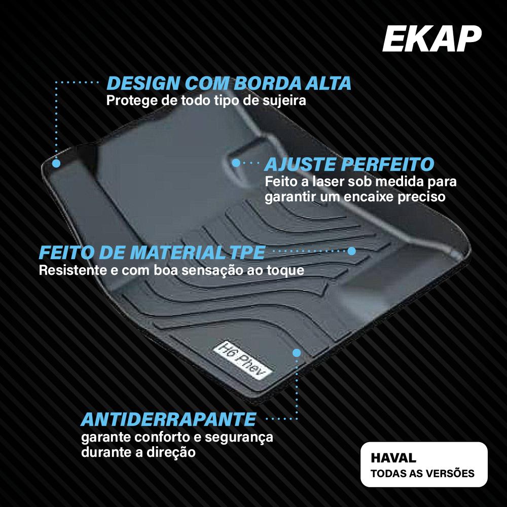 Tapete Bandeja GWM Haval (3 Pçs) - Ekap