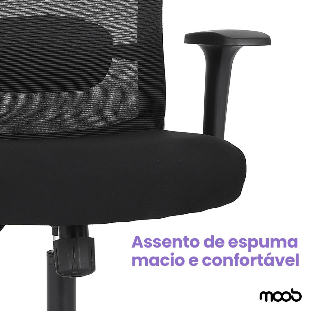 Cadeira Moob Tóquio Presidente Preta