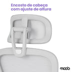 Cadeira Moob Tóquio Presidente Cinza