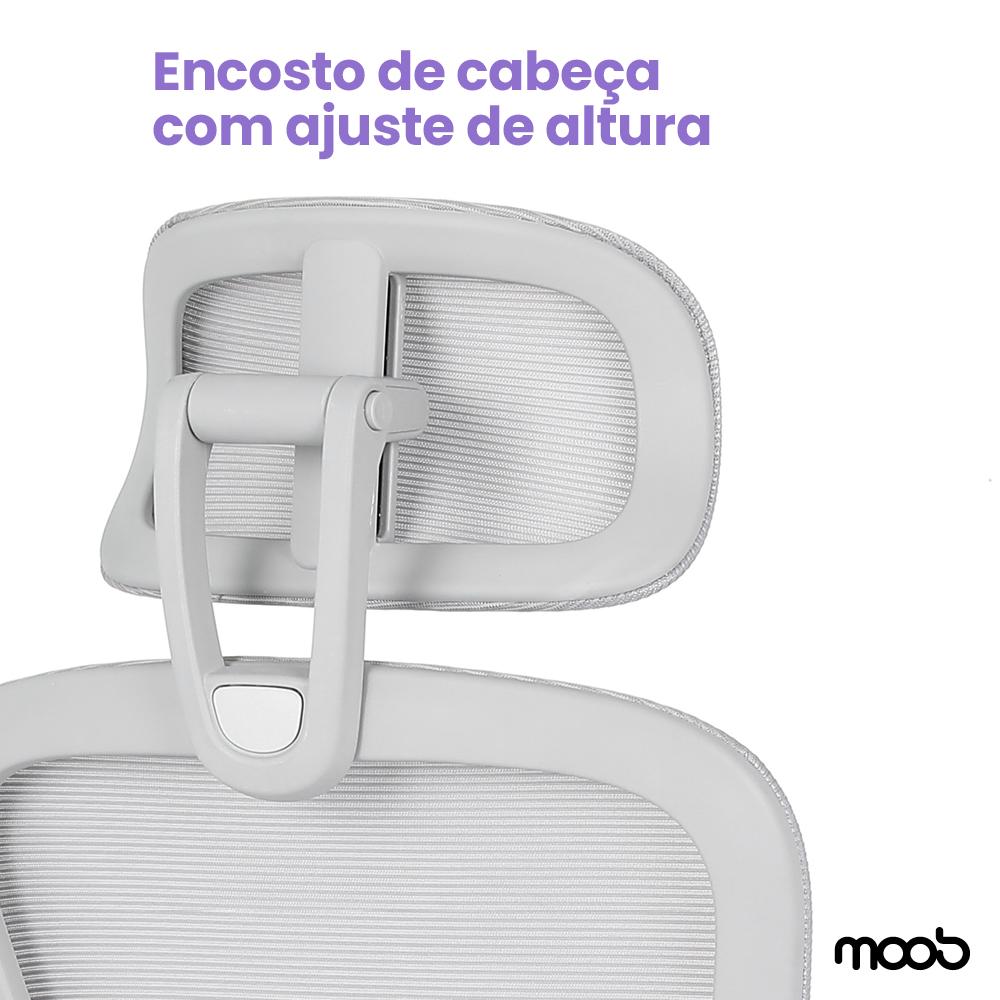 Cadeira Moob Tóquio Presidente Cinza