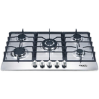 Cooktop Moob Aço Inox 5 Bocas Ferro Fundido -  Bivolt