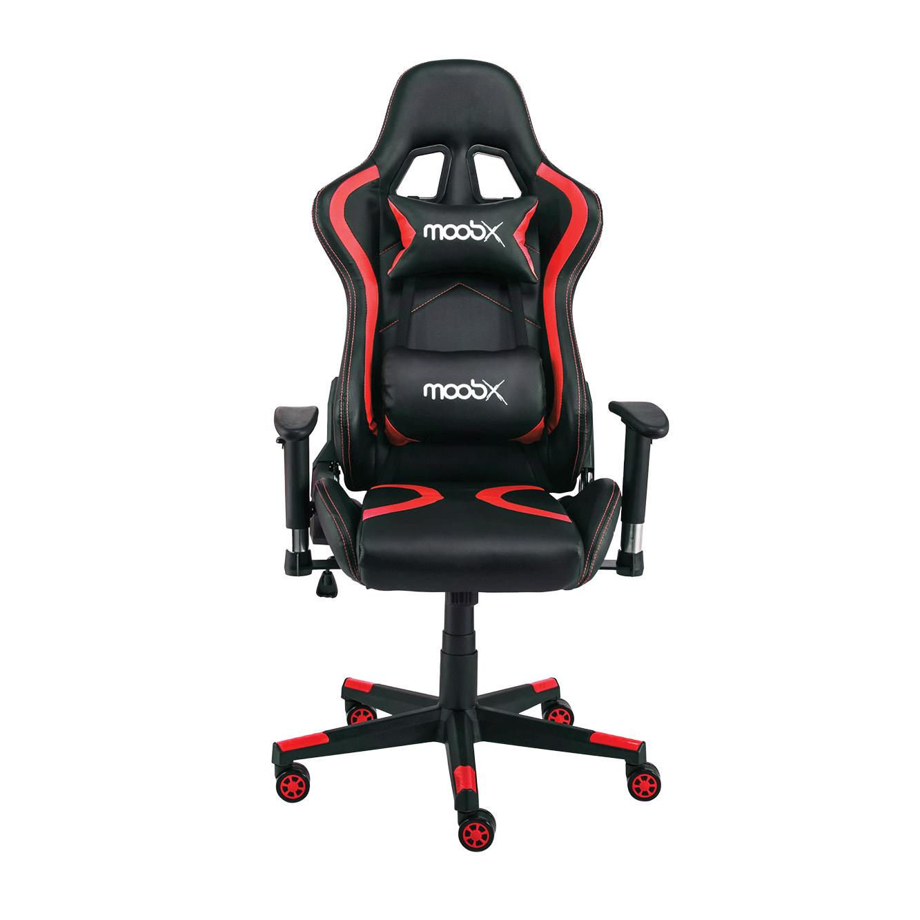 Cadeira Gamer Moob Thunder Preto/Vermelho
