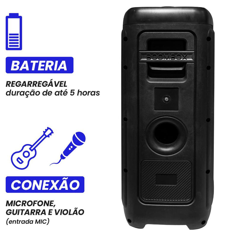 Caixa de Som Moob Wave Amplificada