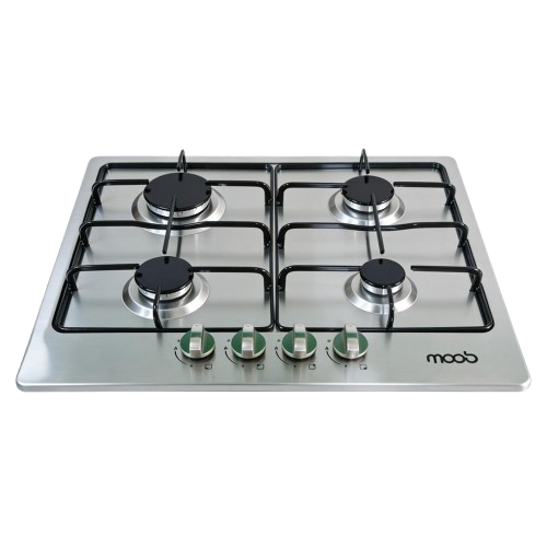 Cooktop Moob Aço Inox 4 Bocas - Bivolt