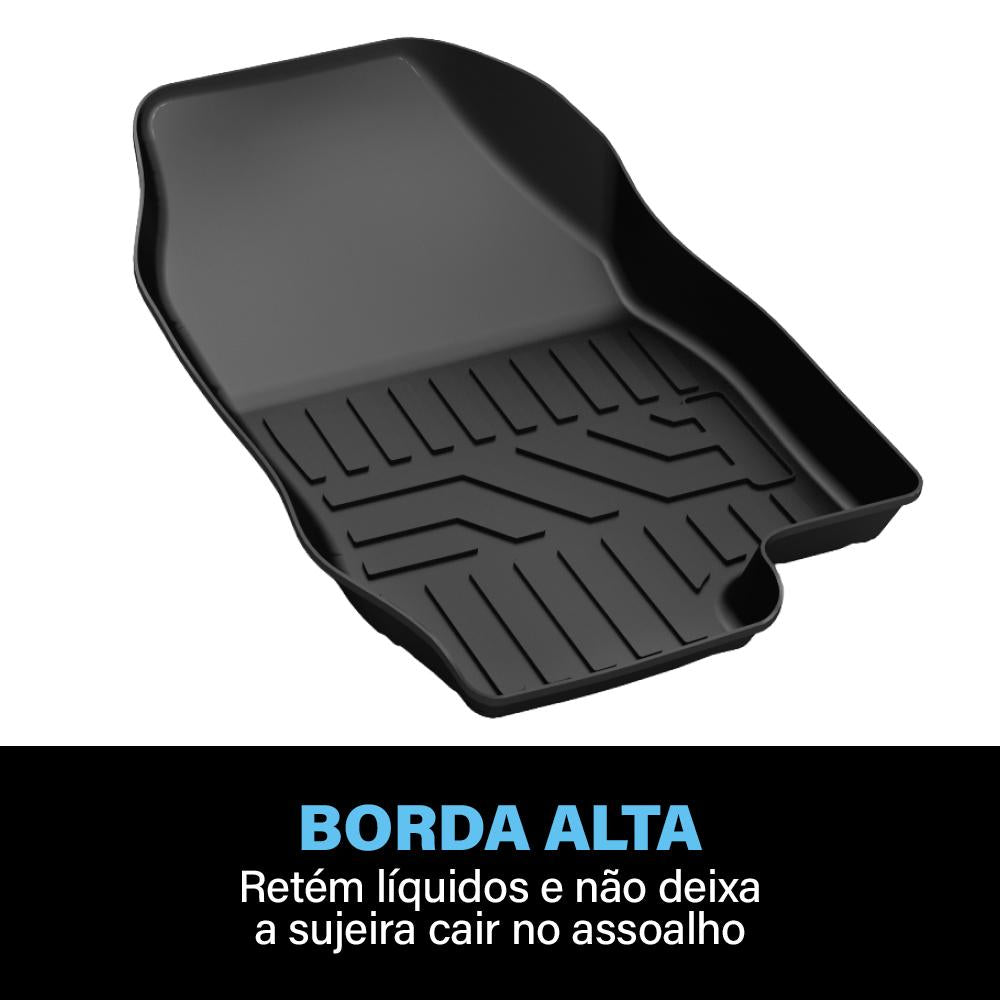Tapete Bandeja - Volkswagen T Cross (3 Pçs 3D)