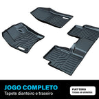 Tapete Bandeja - Fiat Toro (3 Pçs 3D)