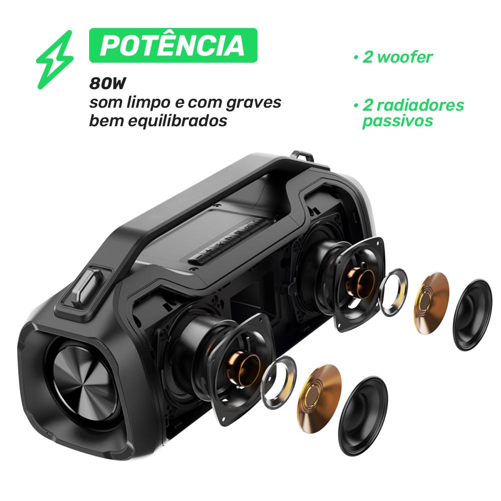Caixa de Som Moob Fun Bluetooth Portátil