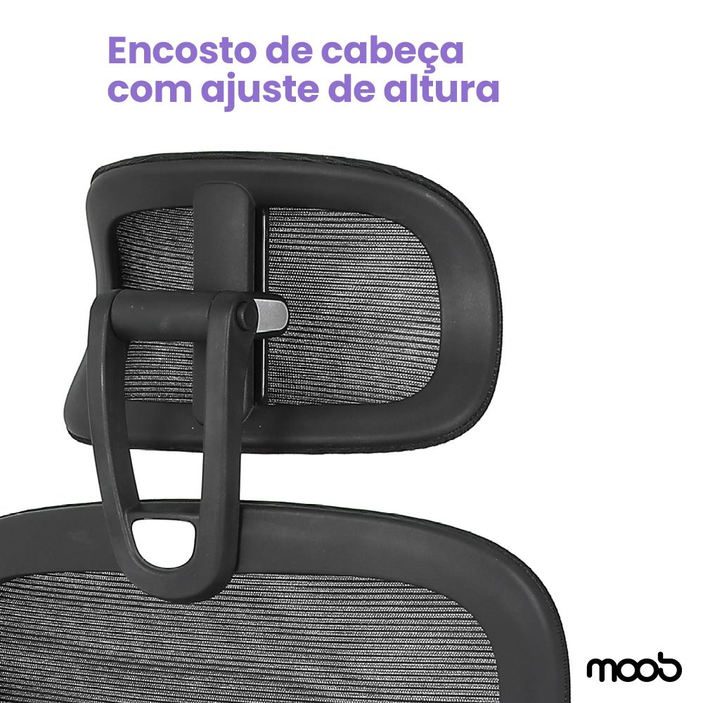 Cadeira Moob Tóquio Presidente Preta
