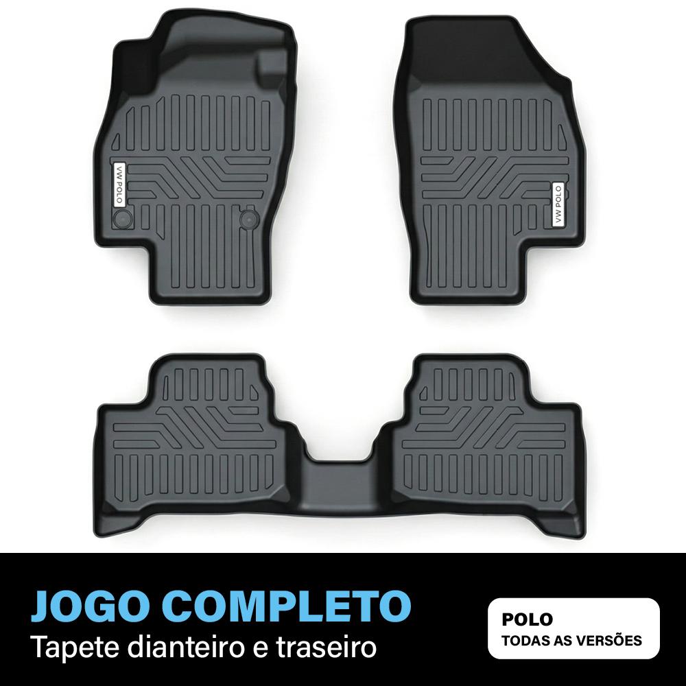Tapete Bandeja - Volkswagen Polo (3 Pçs 3D)