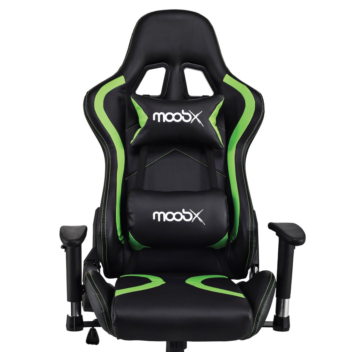 Cadeira Gamer Moob Thunder Preto/Verde