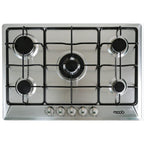 Cooktop Moob Aço Inox 5 Bocas Esmaltado - Bivolt