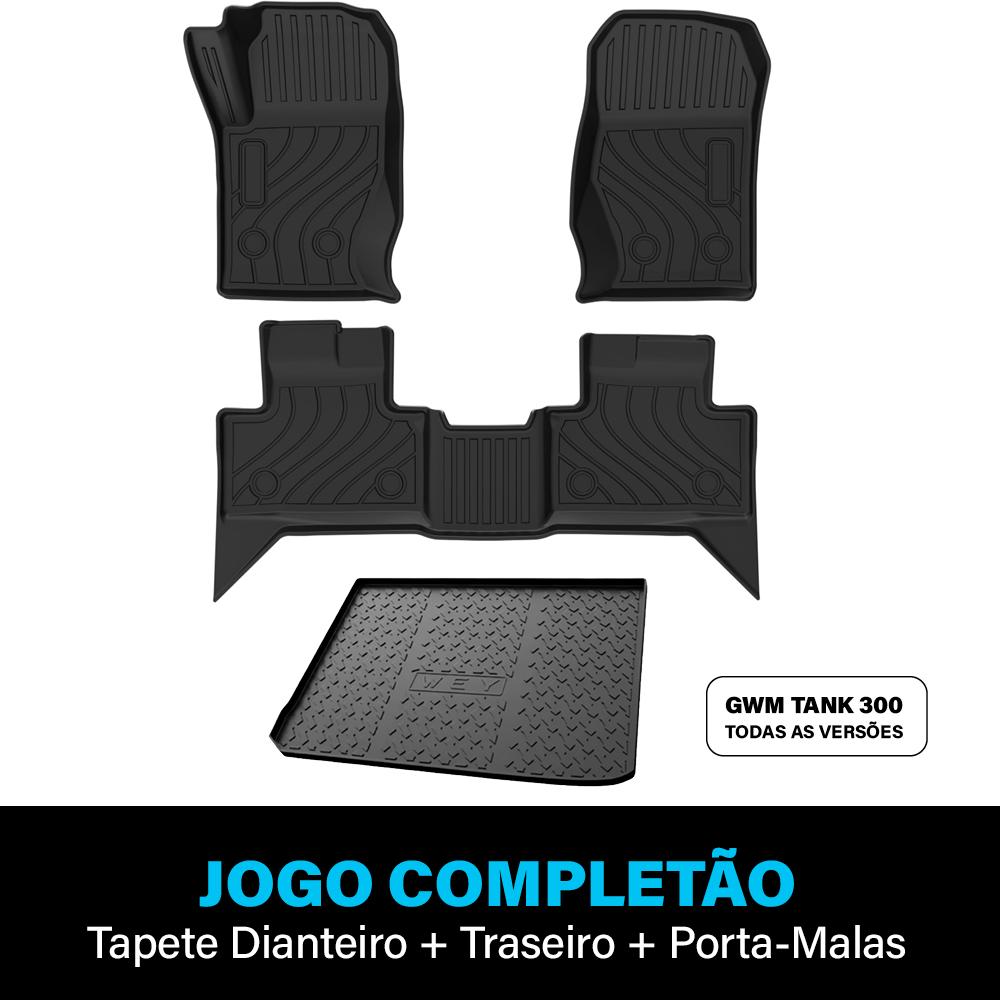 Tapete Bandeja - GWM Tank 300 (4 Pçs 3D)