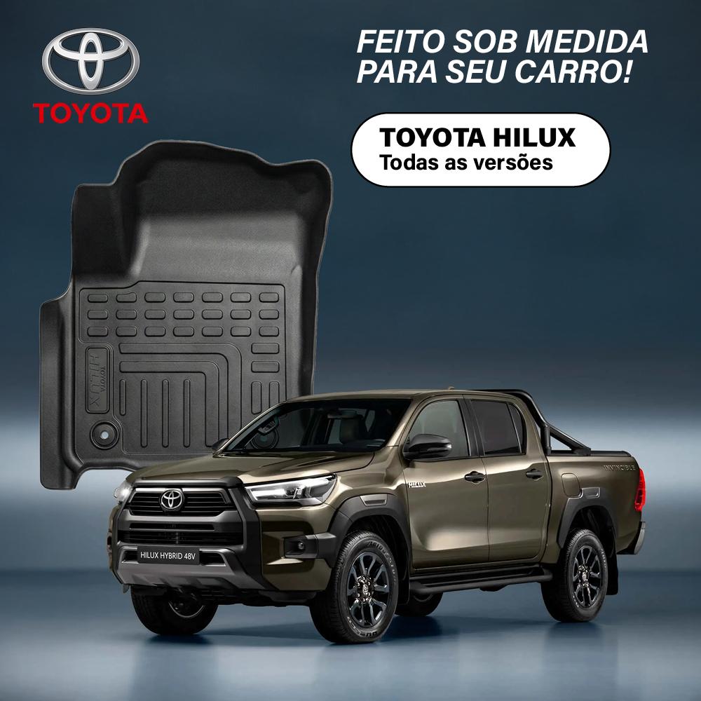 Tapete Bandeja - Toyota Hilux (3 Pçs 3D)