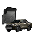 Tapete Bandeja - Toyota Hilux (3 Pçs 3D)