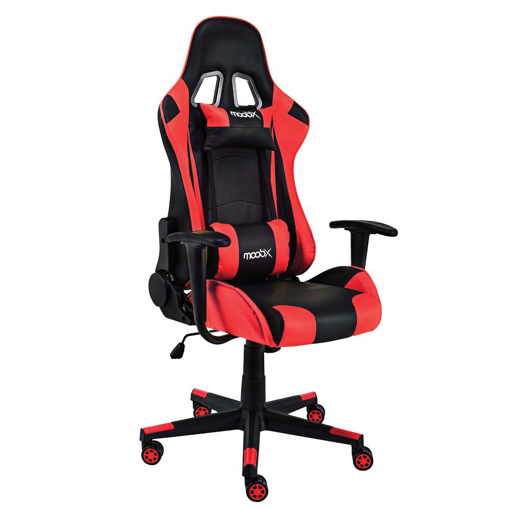 Cadeira Gamer Moob GT Racer Preto/Vermelho