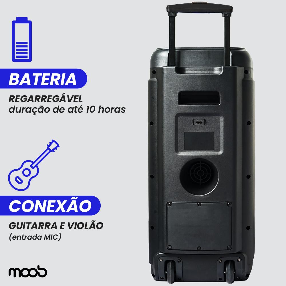 Caixa de Som Moob Groove Amplificada