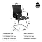 Cadeira Moob Boston Executiva Preta