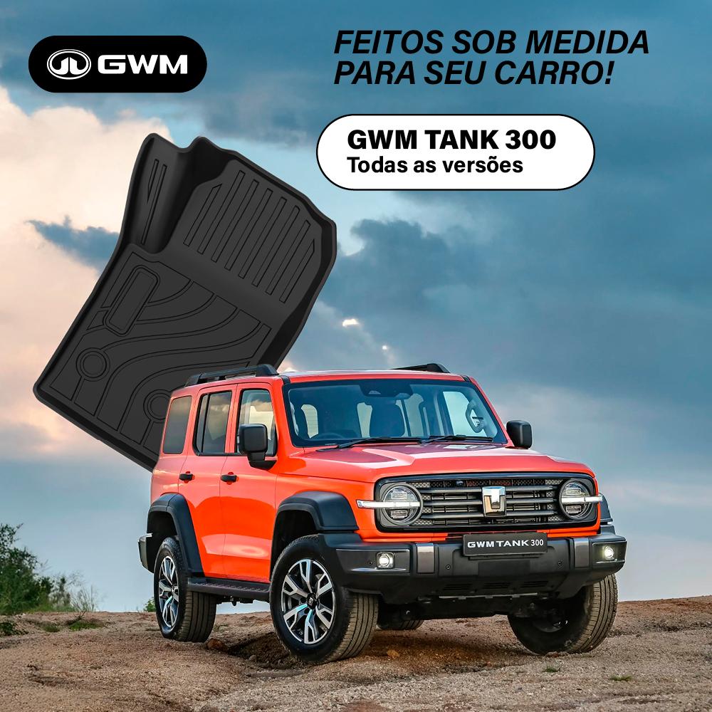 Tapete Bandeja - GWM Tank 300 (3 Pçs 3D)