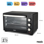 Forno Elétrico Bancada Moob 50 Litros - 220V