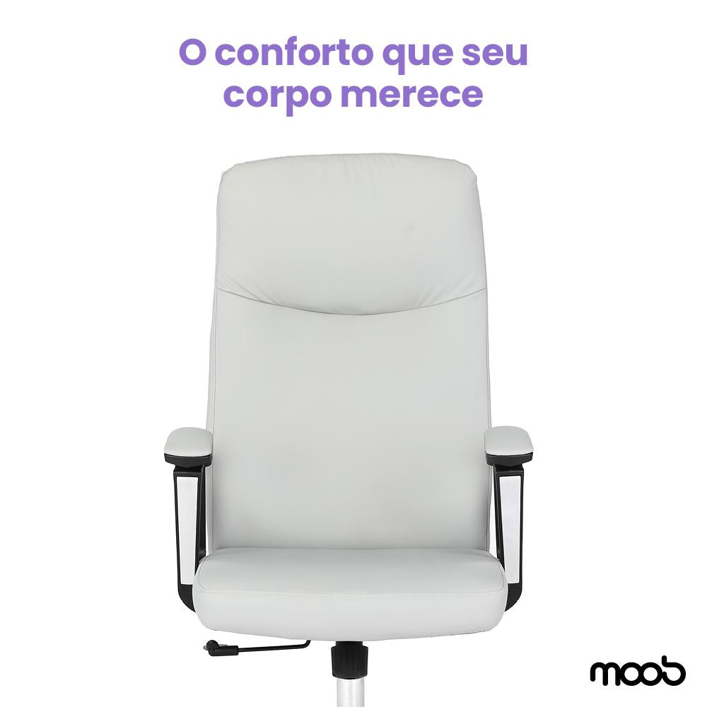 Cadeira Moob Lisboa Presidente Cinza