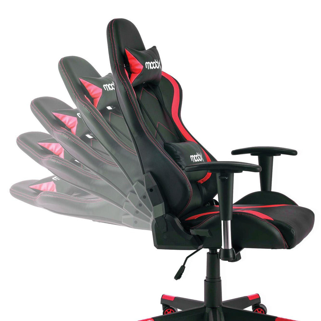 Cadeira Gamer Moob Thunder Preto/Vermelho