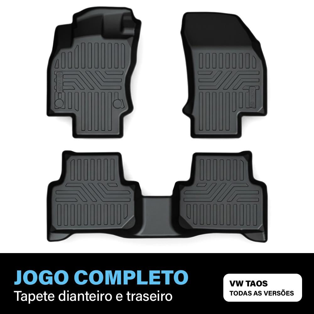 Tapete Bandeja - Volkswagen Taos  (3 Pçs 3D)