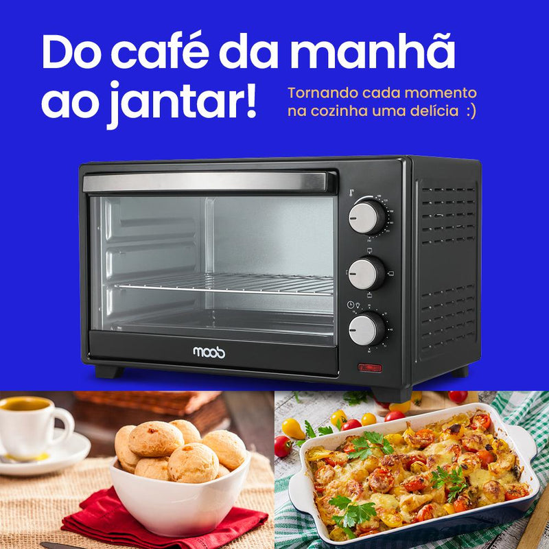 Forno Elétrico Bancada Moob 50 Litros - 127V